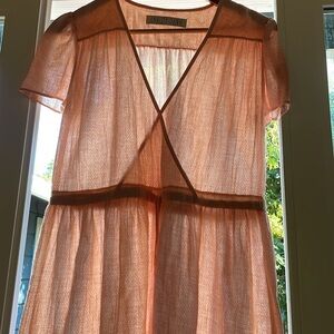 Christy Dawn Dawn dress soft shell pink 100% cotton made in USA